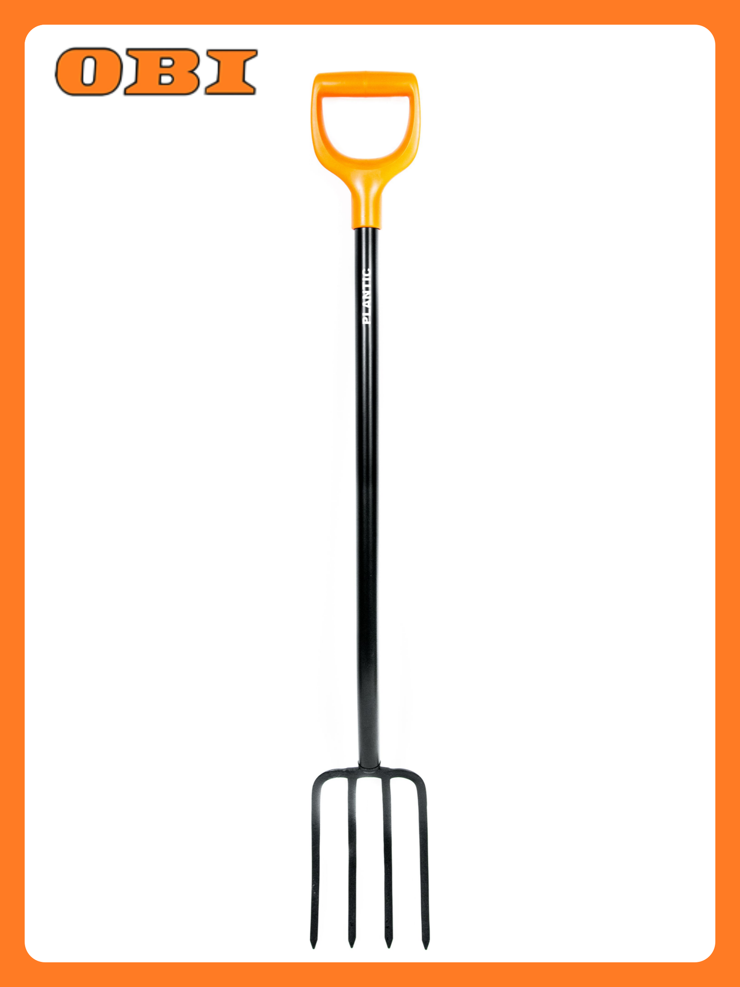 Вилы Plantic Terra, сталь, 4 зубца, эргономичная рукоятка, 120 см