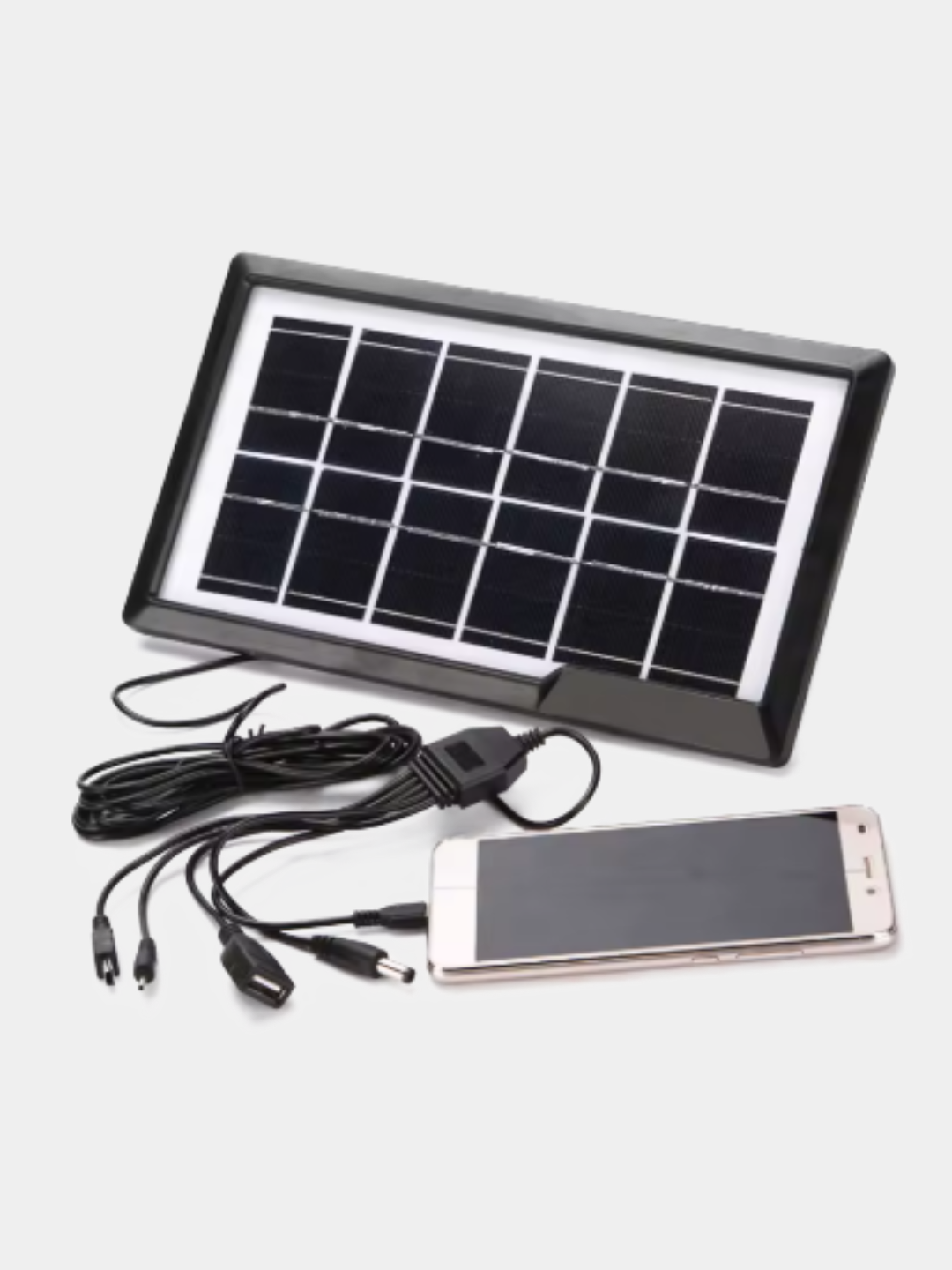 Солнечная панель ESPEON ES-0645, монокристаллы, 4,5 Вт, 6 В, зарядка через USB