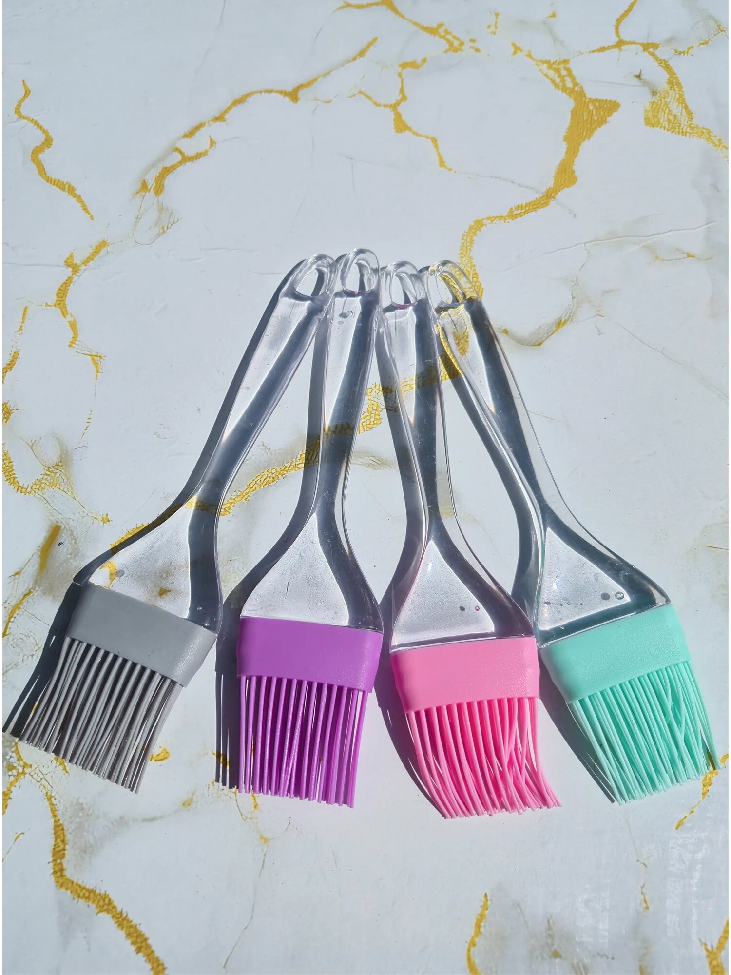 Кисточка для масла кулинарная, силикон (синий) — фото 1