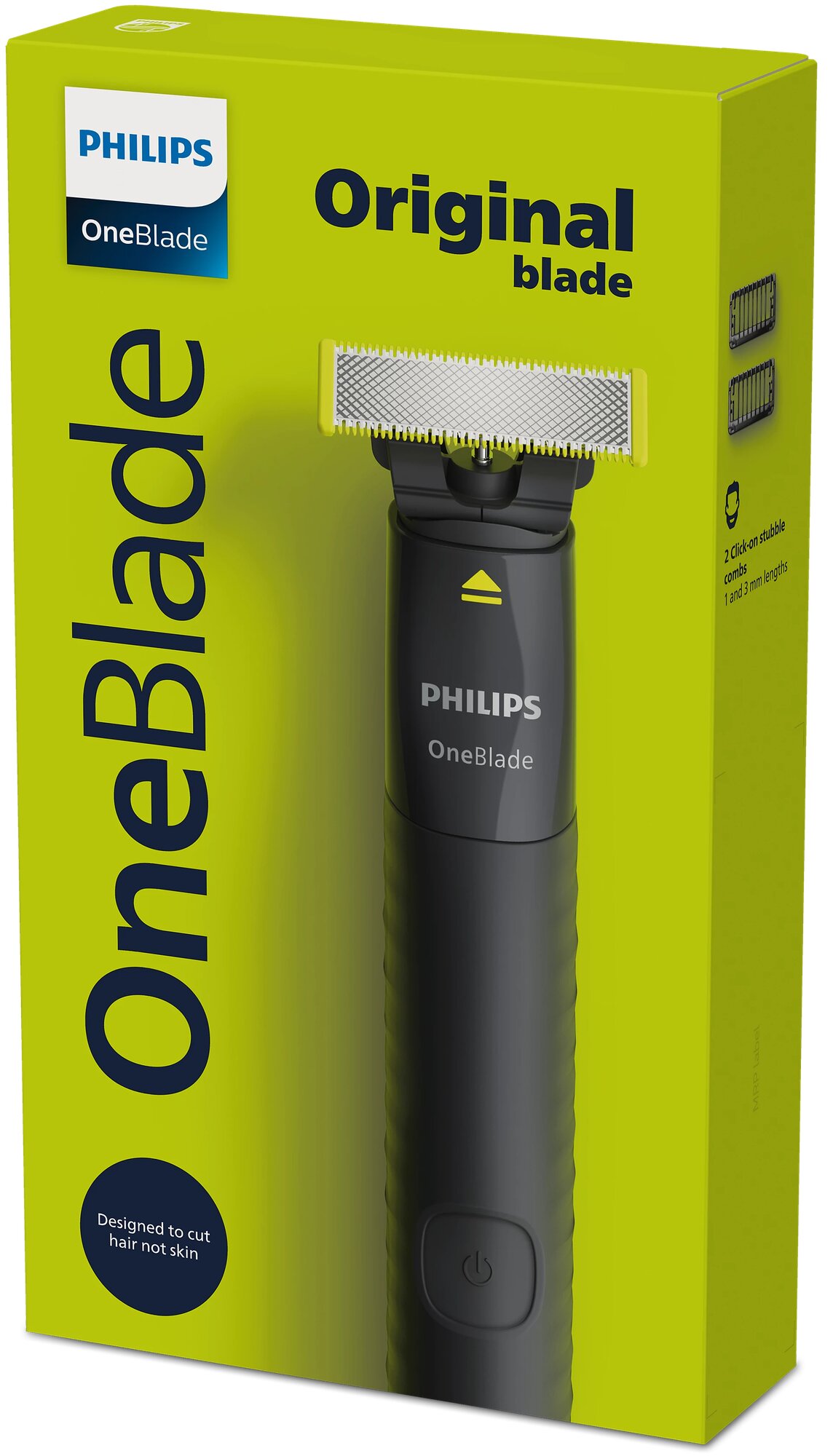 Триммер для бороды Philips OneBlade Original QP1424/10, лезвие из нержавеющей стали — фото 1