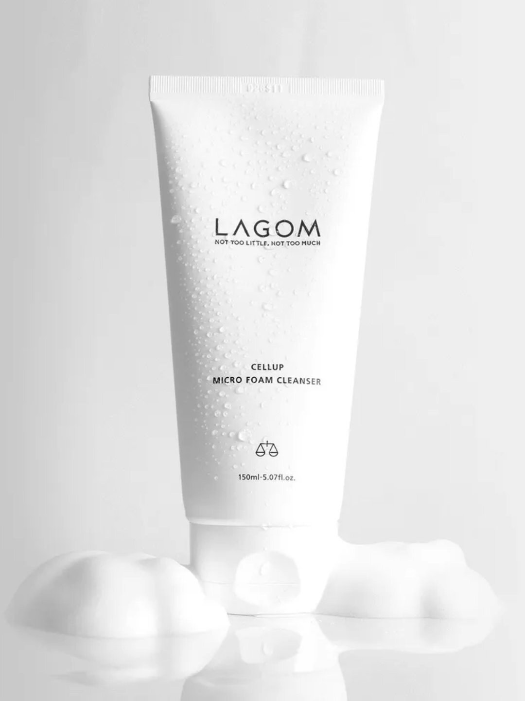 Мягкая пенка для умывания с микропузырьками Lagom Cellup Micro Foam Cleanser