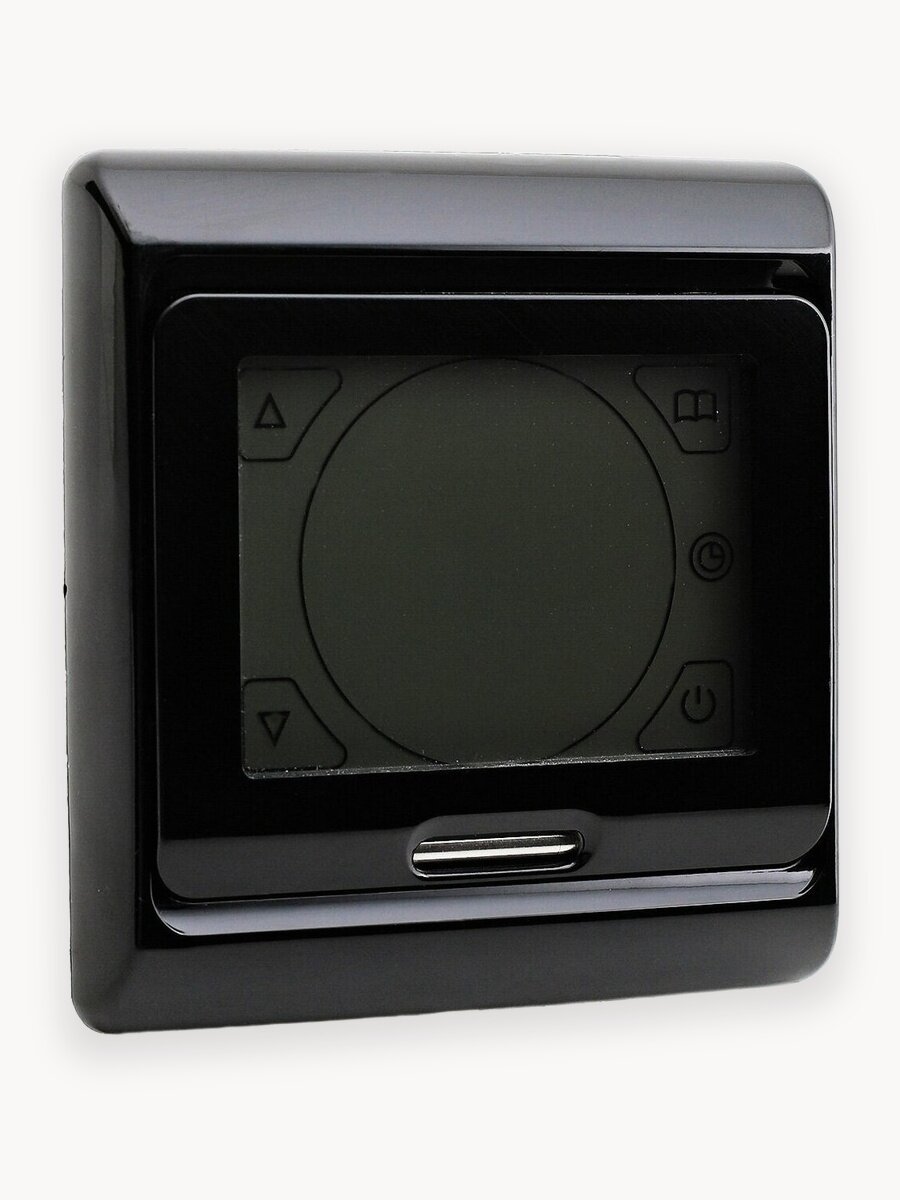 Терморегулятор Varmel RTC 91.716 черный, программируемый для теплого пола