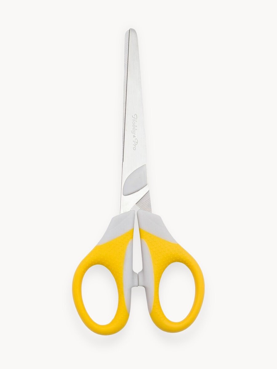 Ножницы канцелярские универсальные для левшей с силиконовыми ручками SOFT, 16,5 см/6 1/2', Hobby&Pro