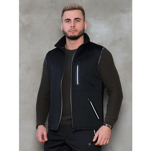 фото Жилет crosssport, размер 48, черный