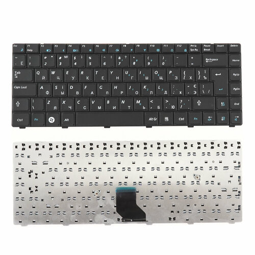 Клавиатура для ноутбука Samsung R515, R518, R520 черная зарядка для ноутбука samsung np r518