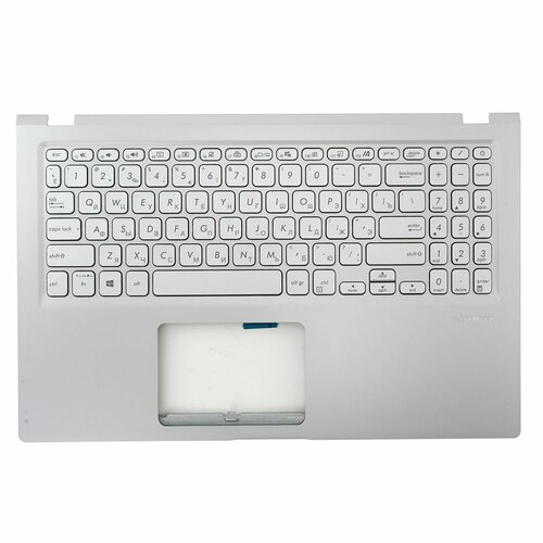 Клавиатура для ноутбука Asus X515JA-1S серебристая с топкейсом