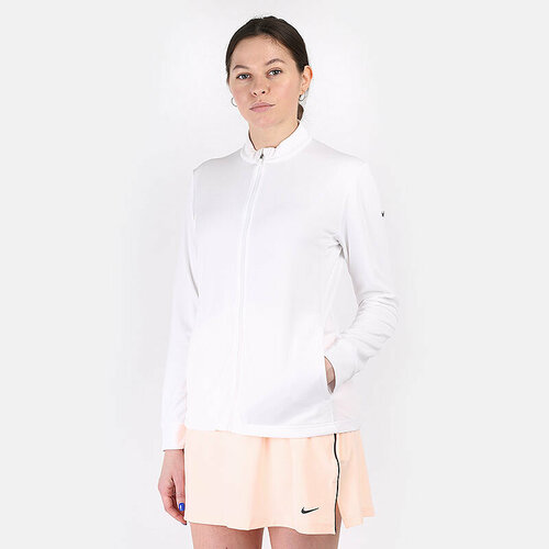 фото Толстовка nike dri-fit uv victory full-zip golf top, размер l, белый