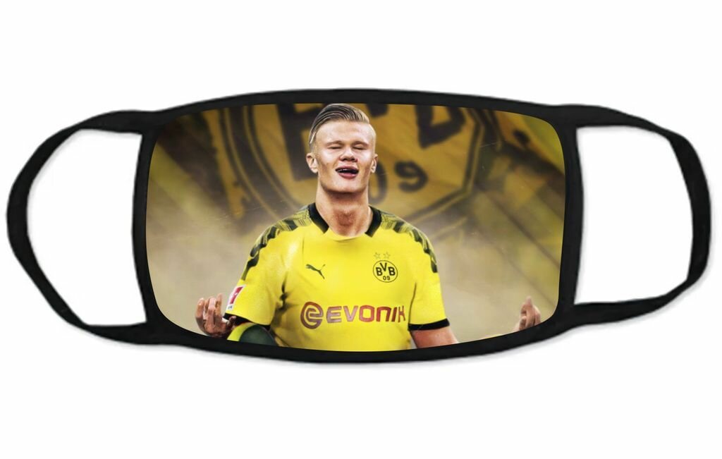 Маска на лицо Эрлинг Холанн Erling Haaland № 2