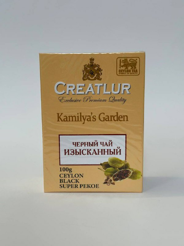 Чай Черный Изысканный с кардамоном Creatlur Kamilya's Garden, 100г - фотография № 2