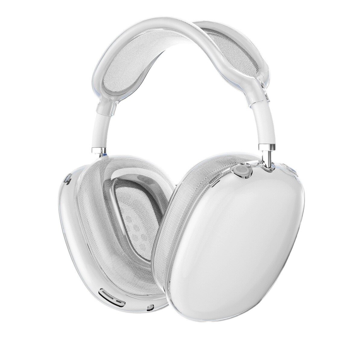 Чехол для наушников Apple AirPods Max 3в1 cиликоновые накладки прозрачный