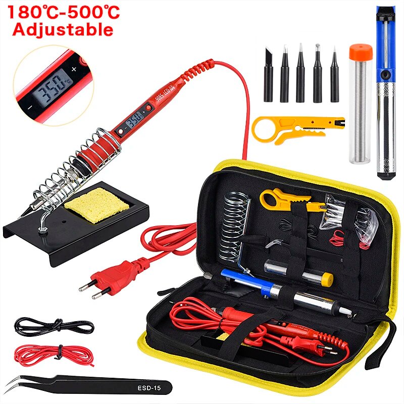 Набор паяльников JCD 908U, 908S KIT2, 80W 220V, EU