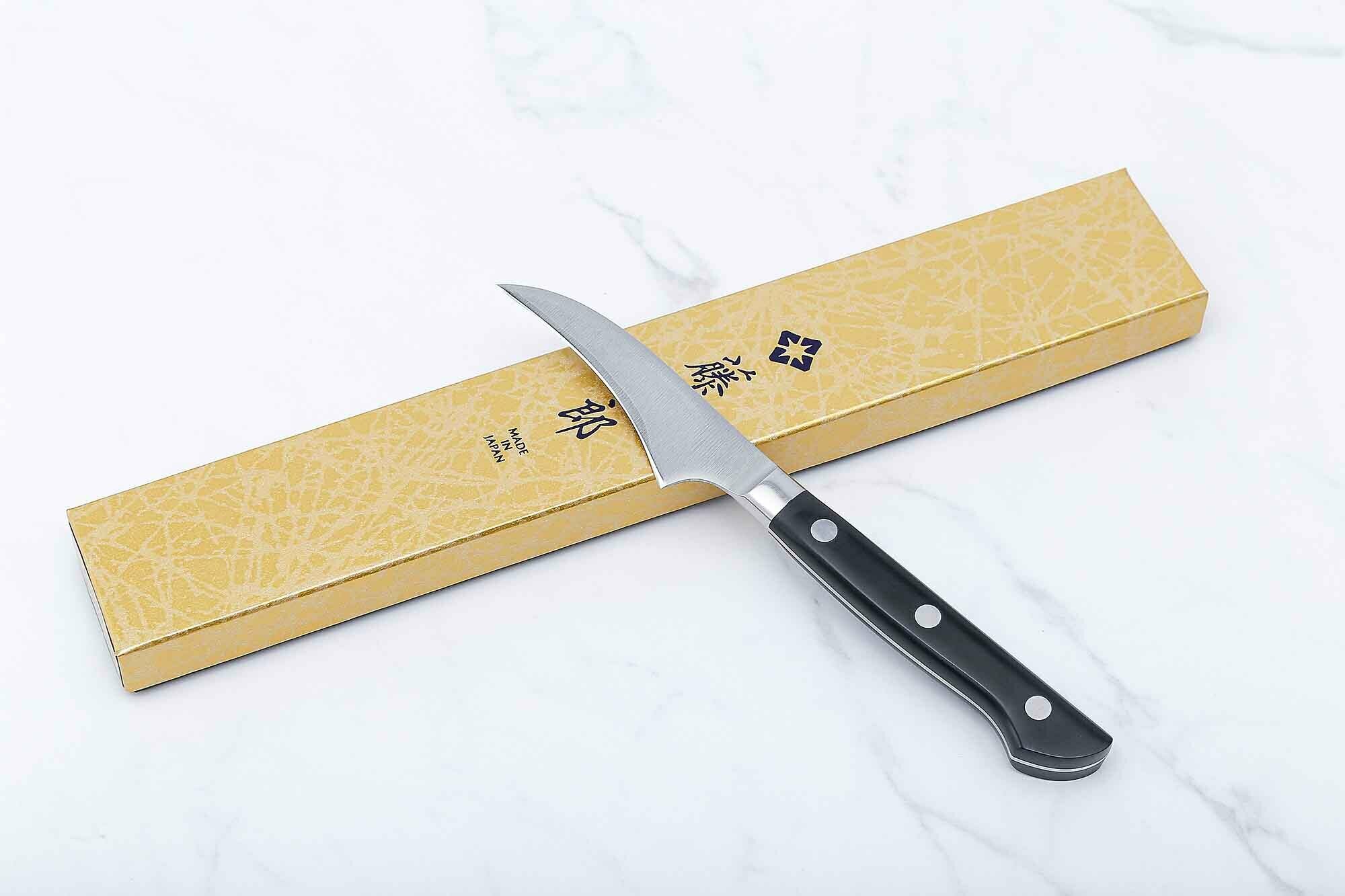Нож для овощей Tojiro Western Knife, 70 мм, сталь VG10, 3 слоя, рукоять пластик - фото №14