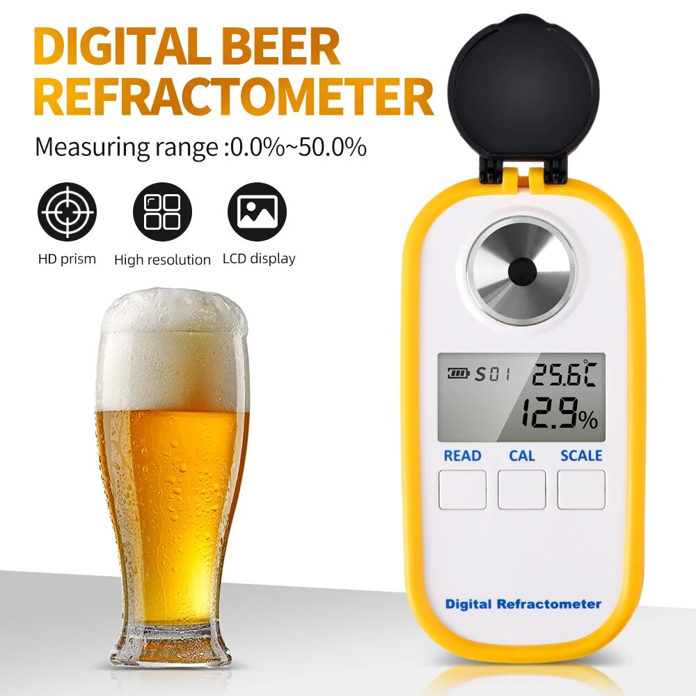 Цифровой рефрактометр JUANJUAN для вина и пива, for Beer