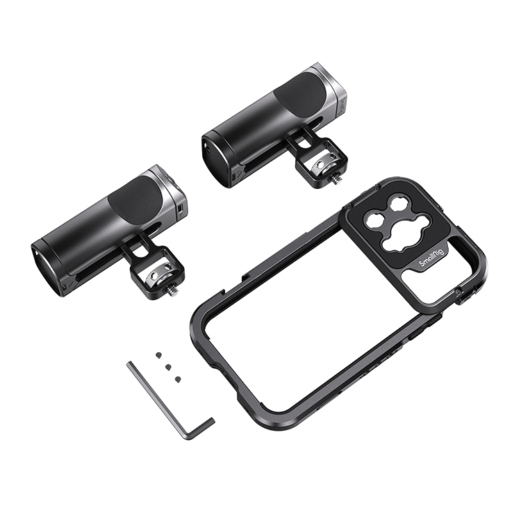 Клетка SmallRig 4078 Dual Handle Kit для iPhone 14 Pro Max — фото 1