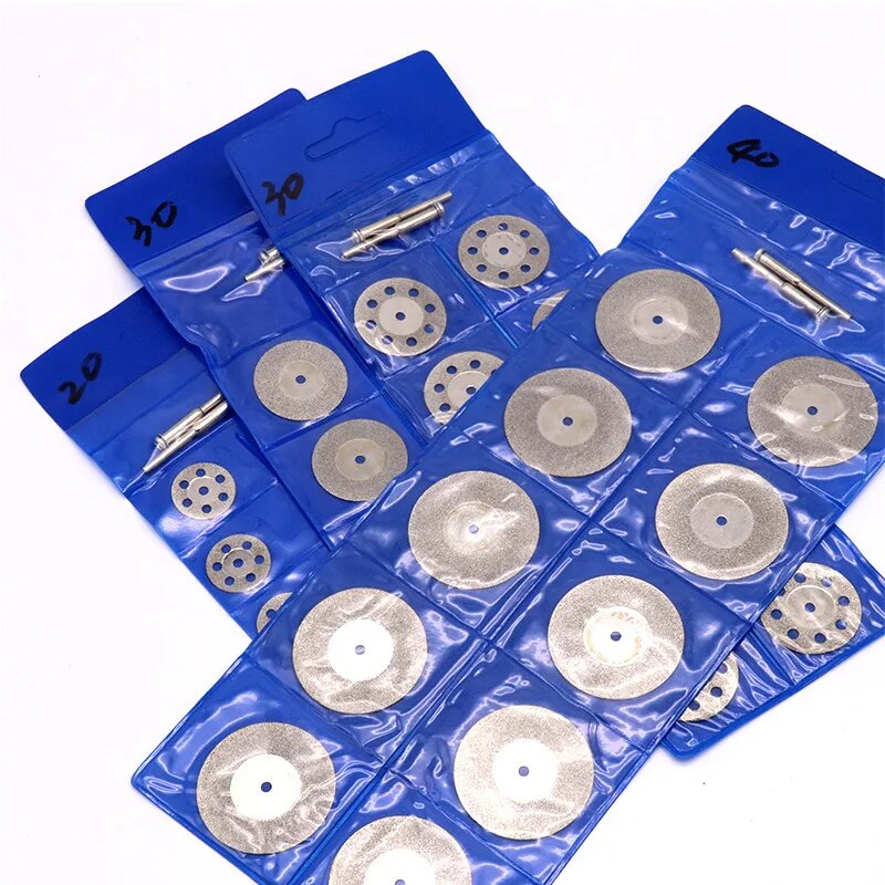 MING YU Мини алмазные диски для Dremel 10 шт 20-50 мм 8 hole 22mm