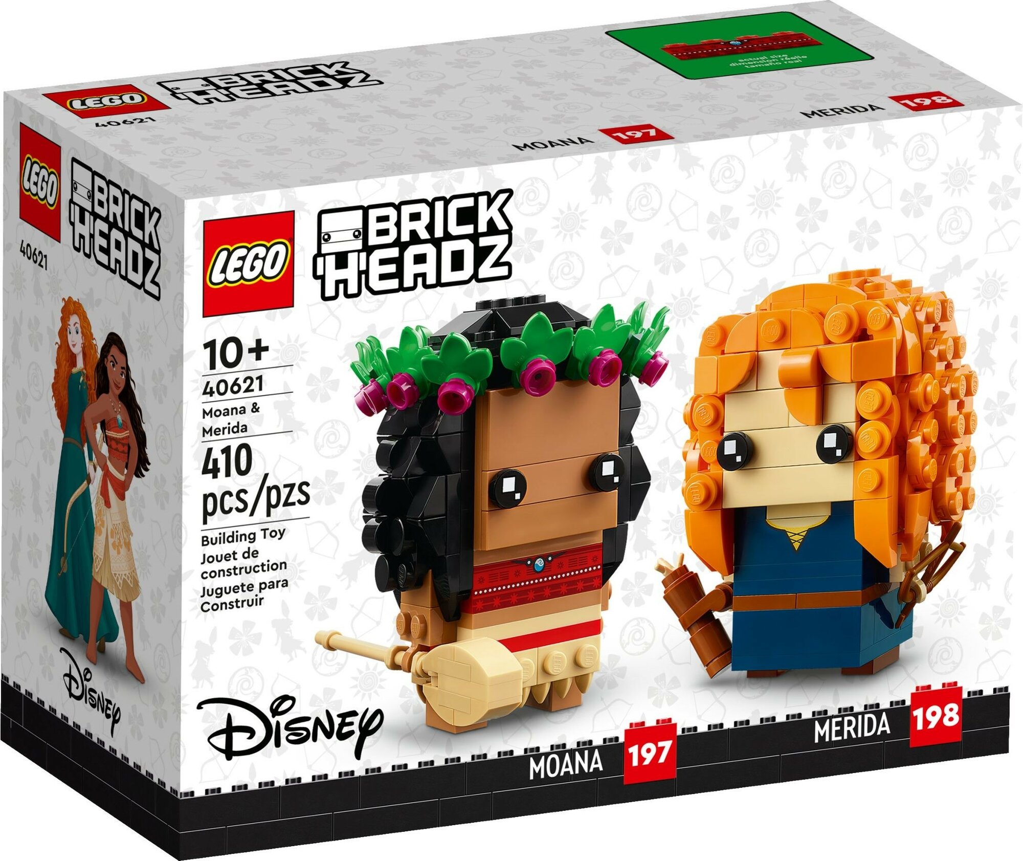 Конструктор LEGO BrickHeadz "Моана и Мерида", 410 элементов, для детей от 10 лет