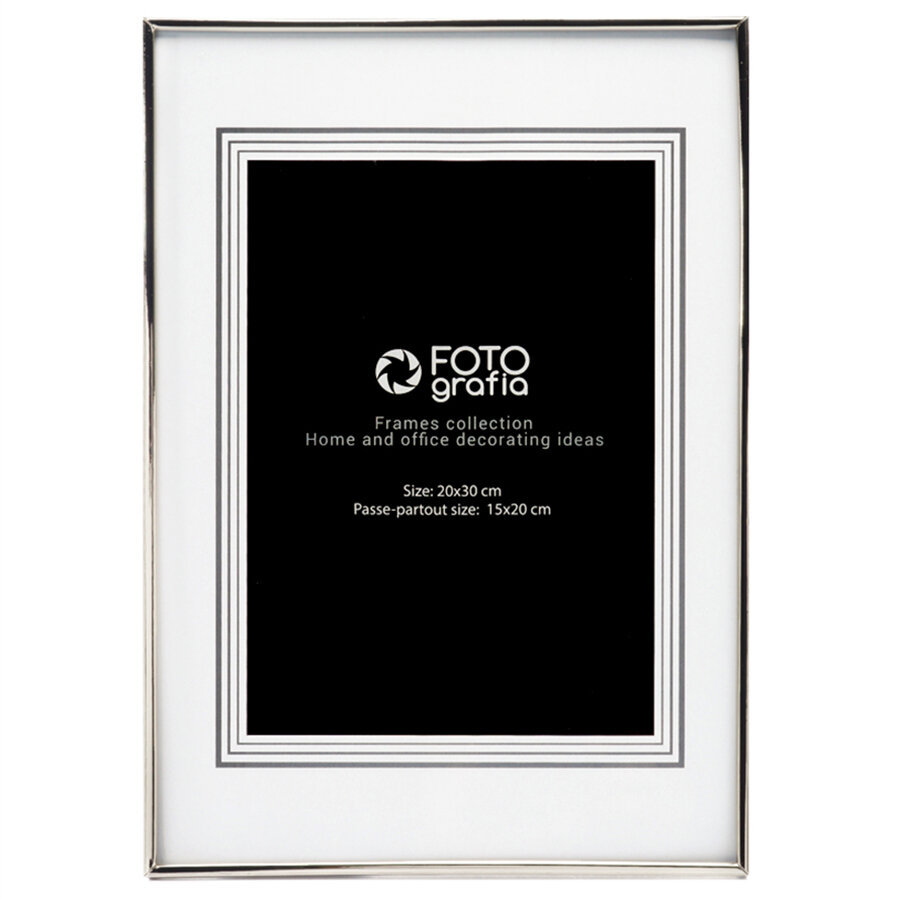 Фоторамка Fotografia 21x30 см  серебристая