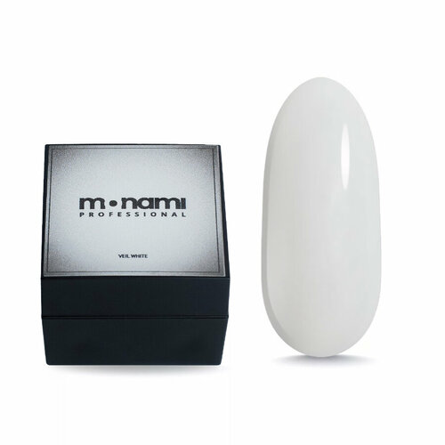 фото Гель для ногтей monami professional veil white, густой, белый, 15г