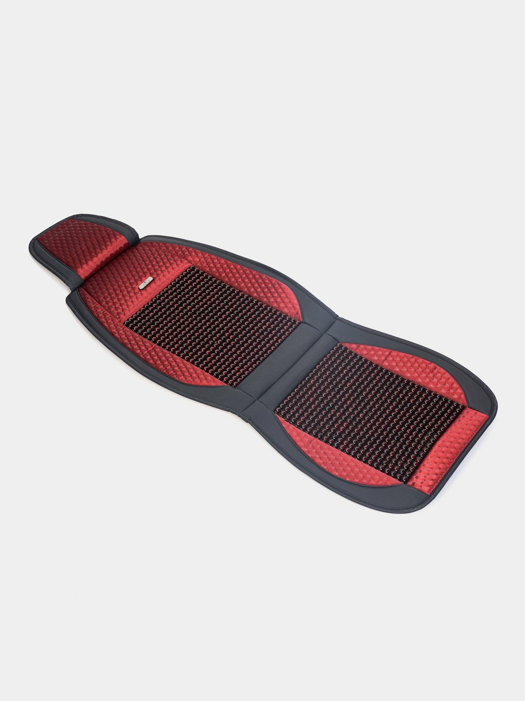 Накидка на сиденье автомобиля с роликами, массажный чехол, 1 штука, Красный — фото 1