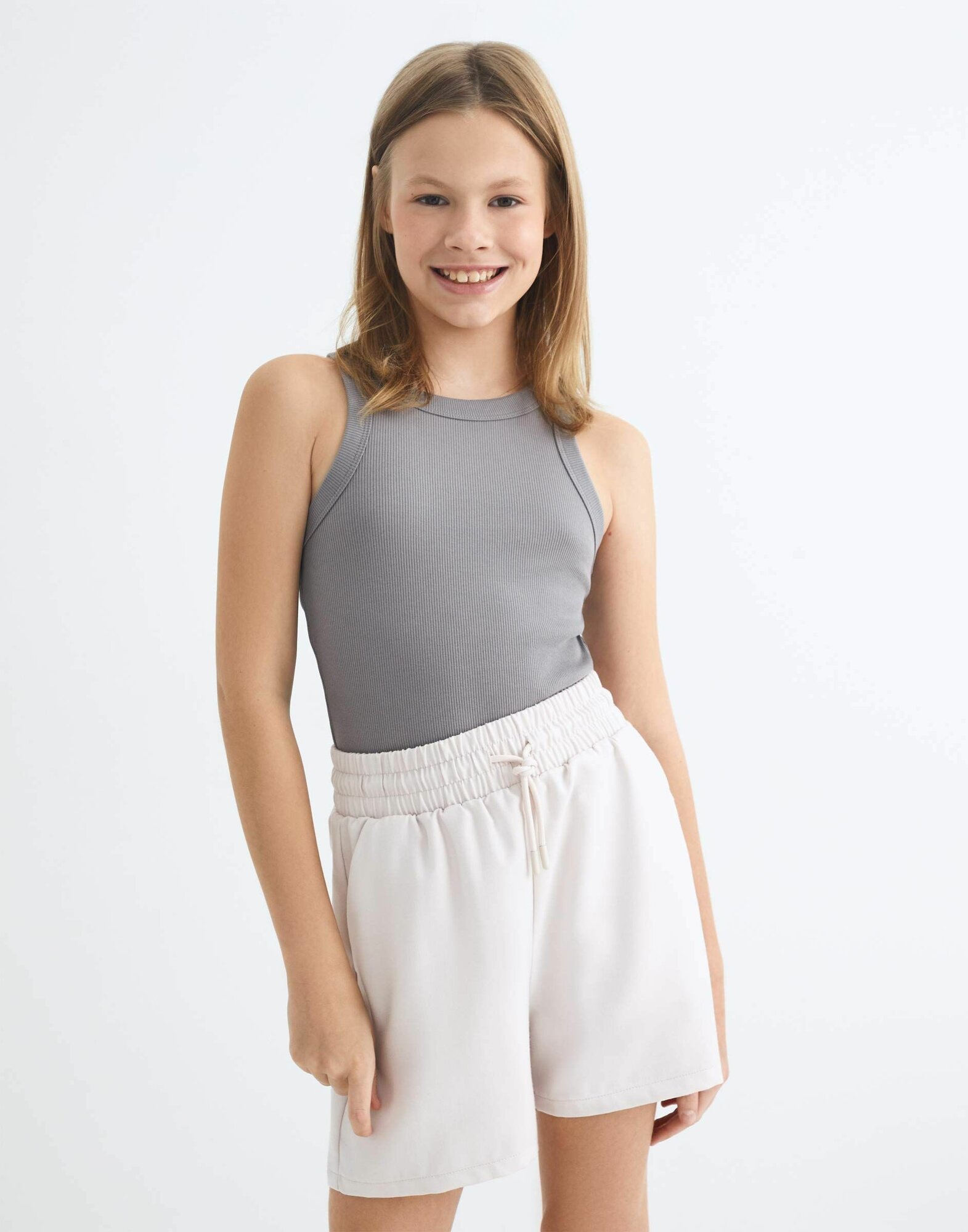 Шорты Gloria Jeans, размер 14+/164-170, бежевый