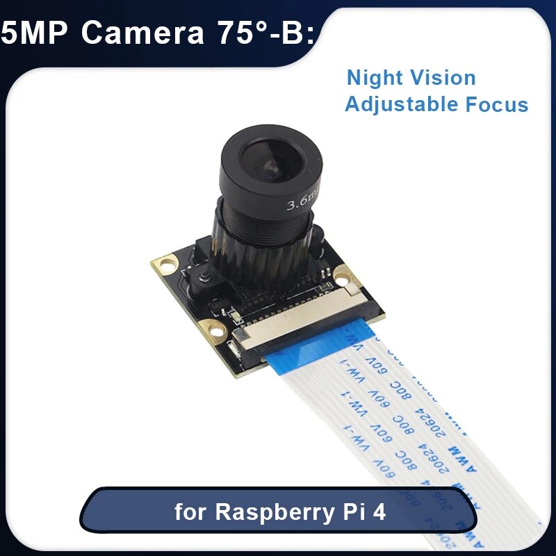 Caturda Камера для Raspberry Pi 5Мп 1080P Option 2