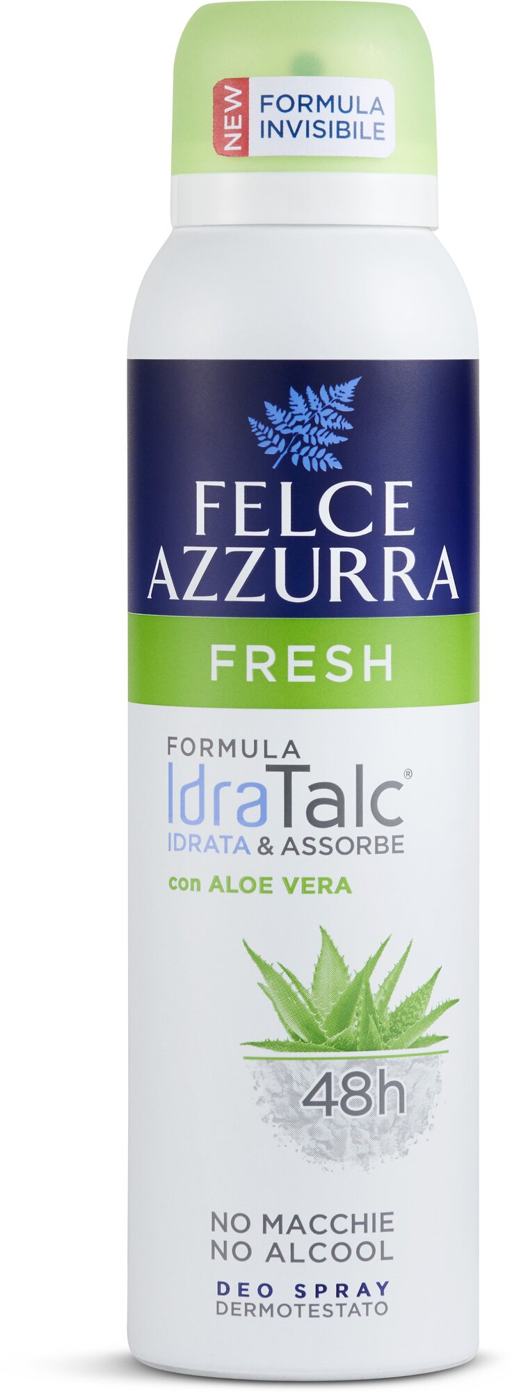 Felce Azzurra Дезодорант-спрей антиперспирант "Fresh" с Алоэ Вера, 150 мл, 1 шт.