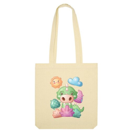 фото Сумка шоппер us basic, бежевый