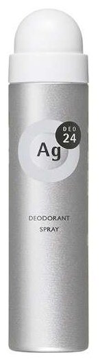 Shiseido ag deo24 спрей дезодорант-антиперспирант с ионами серебра без запаха, 40 гр