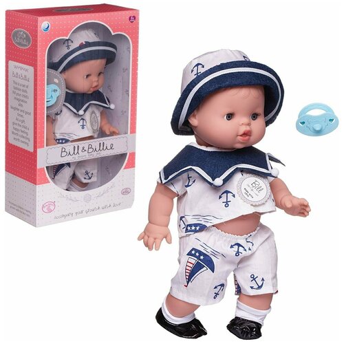 Пупс-кукла Junfa Baby Ardana в костюме моряка с аксессуарами 32см