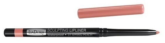 IsaDora Карандаш для губ водостойкий Sculpting Lipliner, тон 31 Spring Peach