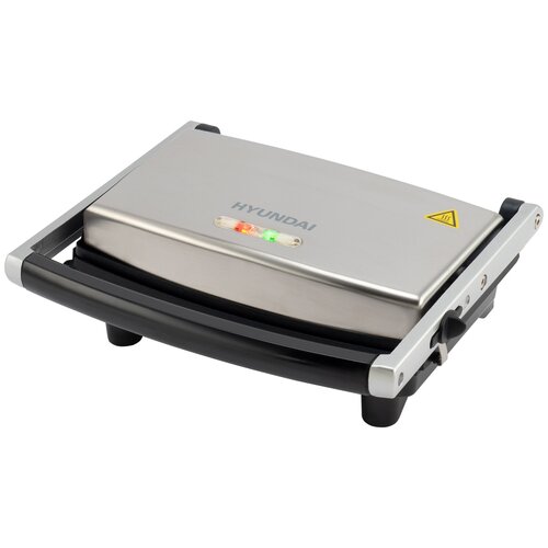 Электрогриль Hyundai HYG-1071 1600Вт серебристыйчерный 307800₽