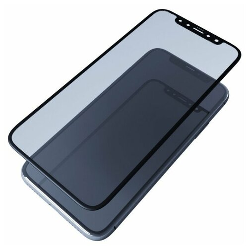 Противоударное стекло 2D для Apple iPhone 6 Plus / iPhone 6S Plus (с силиконовой окантовкой) черный