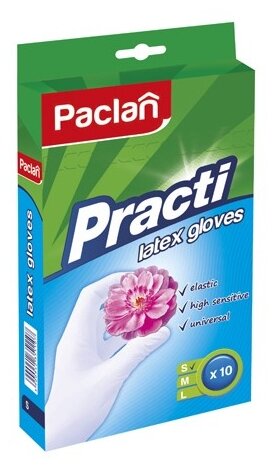 фото Перчатки Paclan Practi латексные
