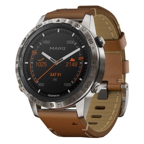 Умные часы Garmin MARQ Adventurer Wi-Fi NFC, коричневый