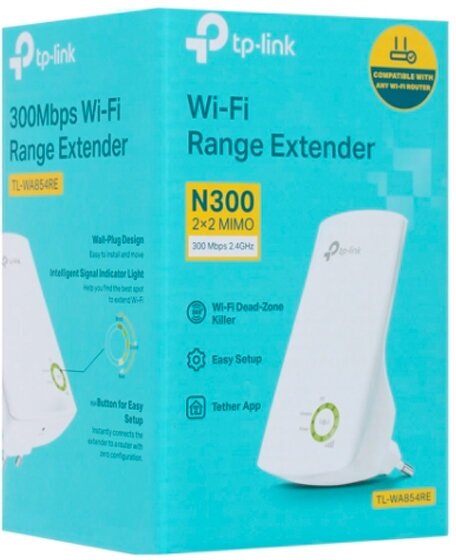 Wi-Fi усилитель сигнала (репитер) TP-LINK TL-WA854RE