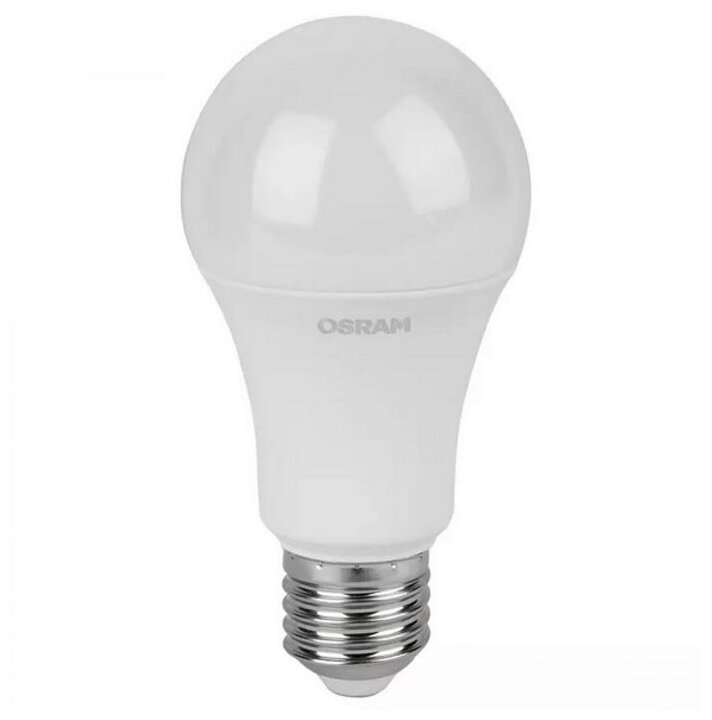 Лампа светодиодная OSRAM LED Value LVCLA100 12SW/830 4058075578975, E27, A60, 12 Вт, 3000 К - фотография № 6