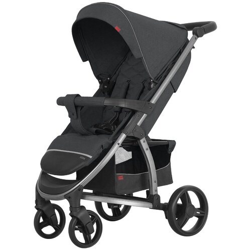Детская коляска CARRELLO Vista CRL-8505 Serious Grey дизайн 2022 red logo