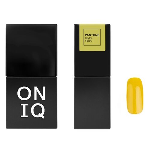 ONIQ гель-лак для ногтей Pantone, 10 мл, 112 Ceylon Yellow oniq гель лак для ногтей pantone 6 мл 012s rosewater