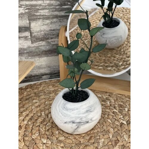 Гипсовое кашпо №4 /