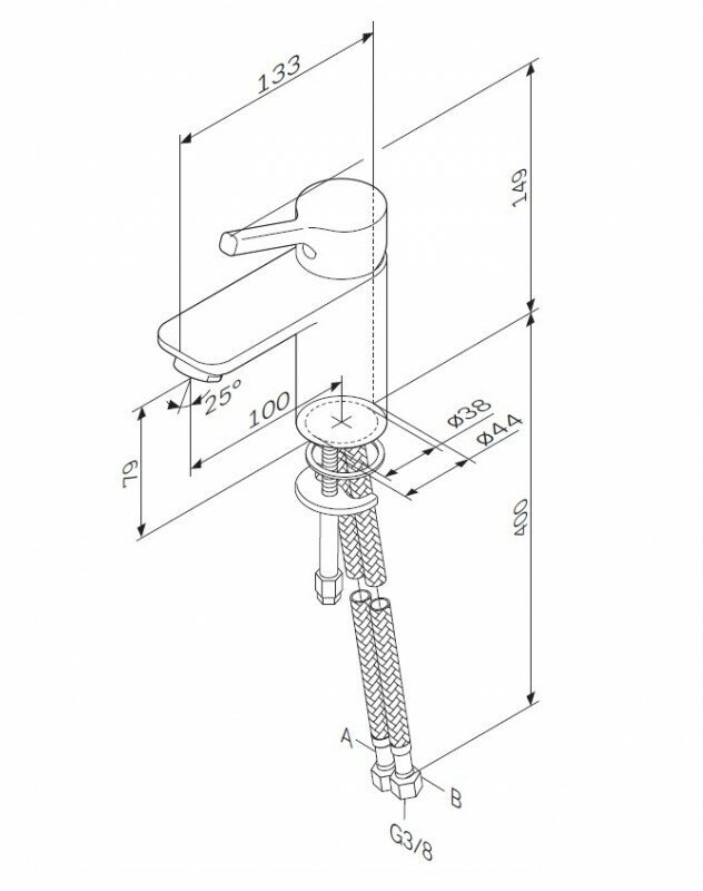 Смеситель для раковины Am.Pm X-Joy S F85B02100