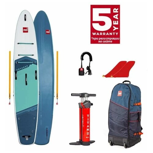 фото Cап борд надувной двухслойный red paddle 12.0x28 voyager 2023 (381x71x12 см) / sup board, сапборд, доска для сап серфинга