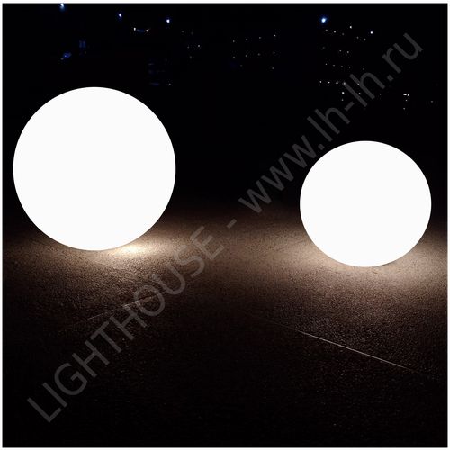 Ландшафтный шар светильник Moonlight 40 см 220V White_YM