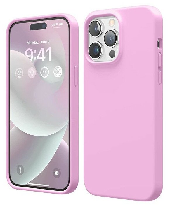 Чехол Elago Soft Silicone для iPhone 14 Pro, Hot Pink