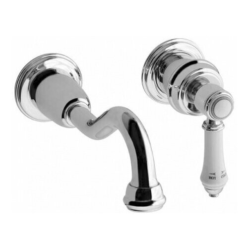 Смеситель для раковины настенный встроенный ALPI LONDON LO41876BR бронза