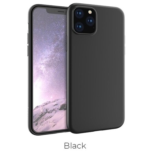 Чехол для iPhone 11 Pro Max Hoco Fascination Series - Черный силиконовый чехол hoco fascination series для apple iphone 14 plus черный
