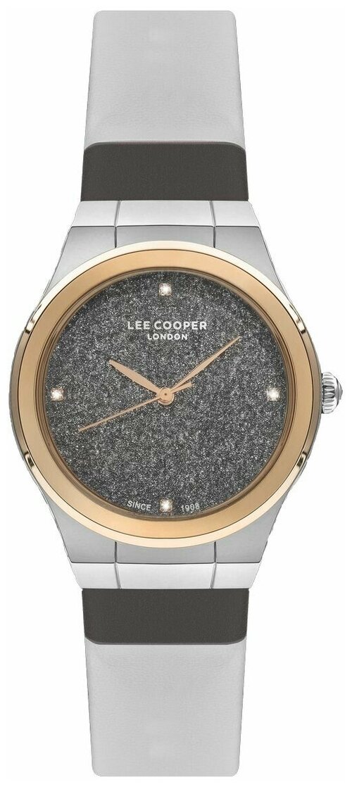 Наручные часы Lee Cooper Fashion, белый, черный