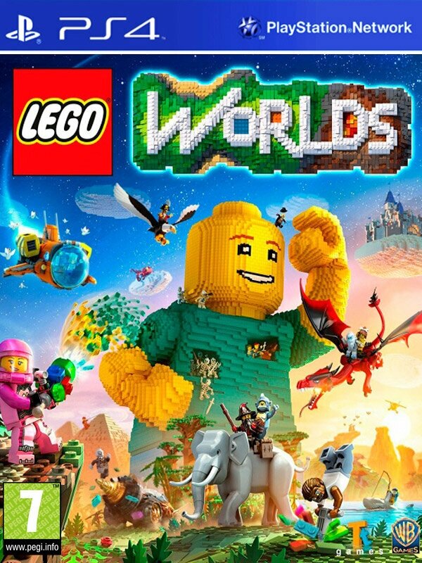 Игра LEGO Worlds (английская версия) (PS4)