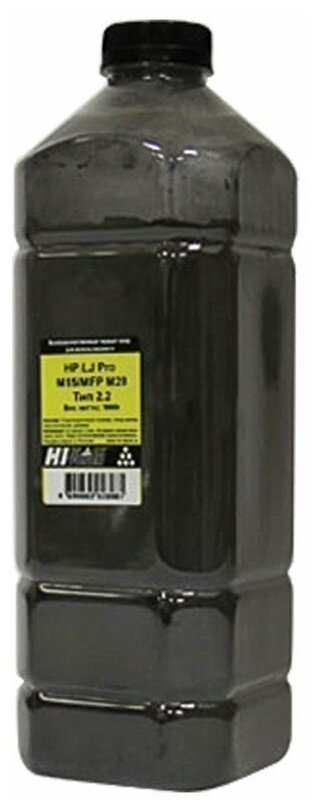 Тонер HI-BLACK для HP LJ Pro M15/MFP M28, фасовка 1 кг, 9803620101