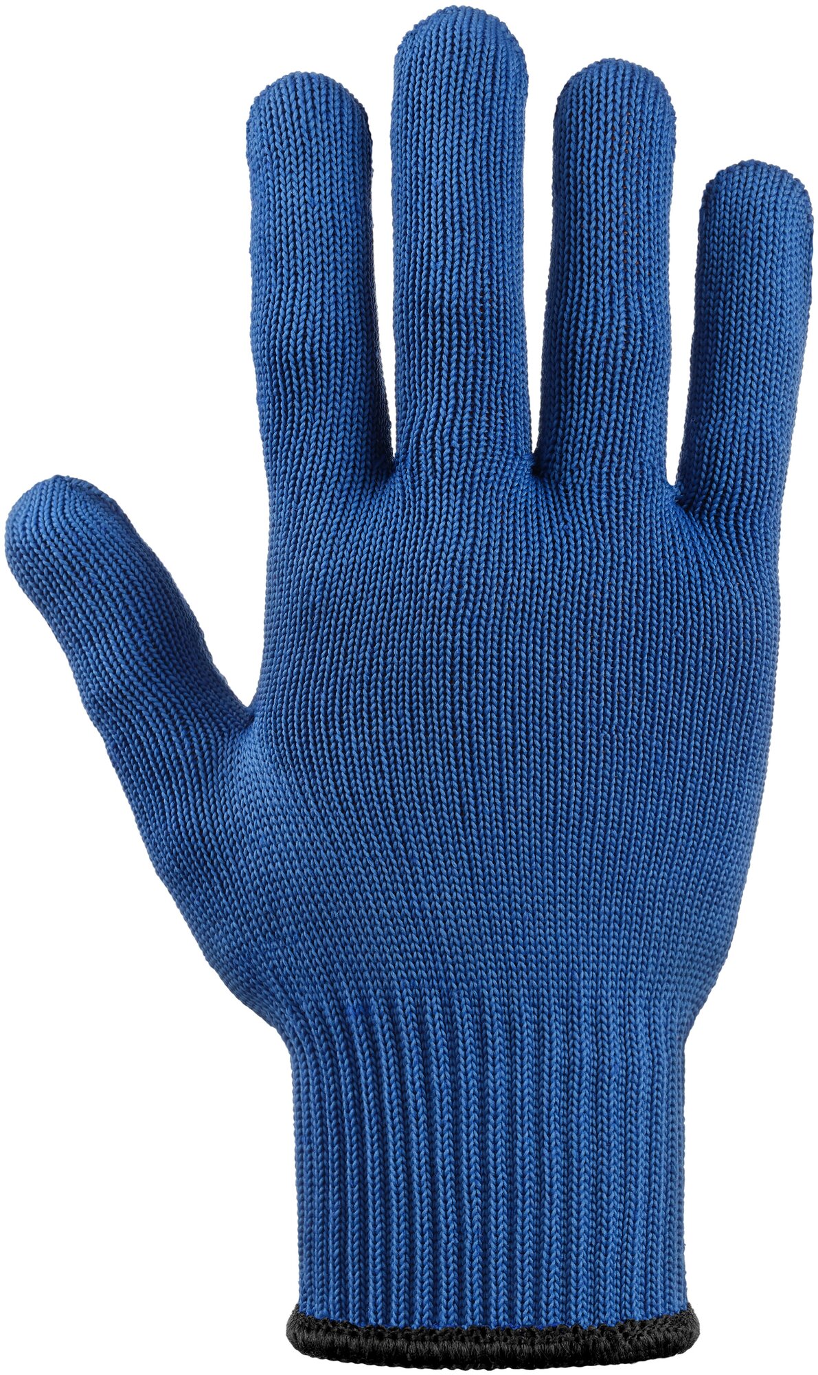 Перчатки хб 2-слойные с ПВХ 10 класс, 6 нитей, синие, L, 10 пар