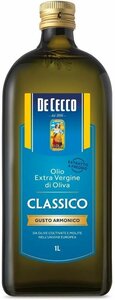 Масло оливковое нерафинированное высшего качества холодного отжима Extra Vergine De Cecco, 1л, Италия